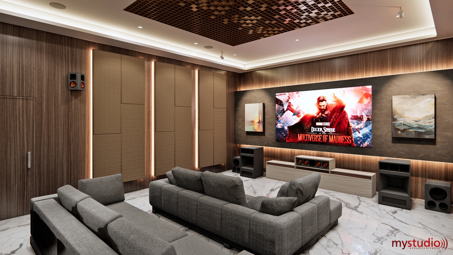 Tips Desain Interior Hometheater | Jasa Pembuatan Ruang Hometheater