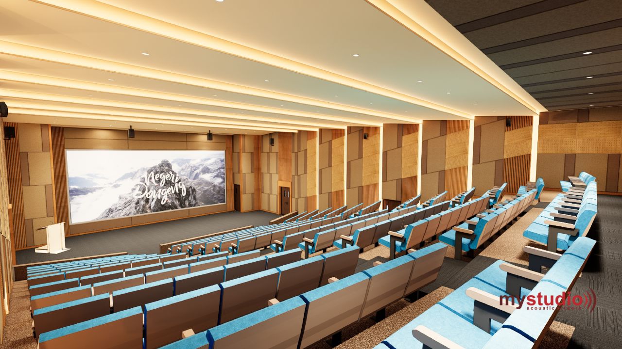 Desain Mini Theater LANUD Yogyakarta